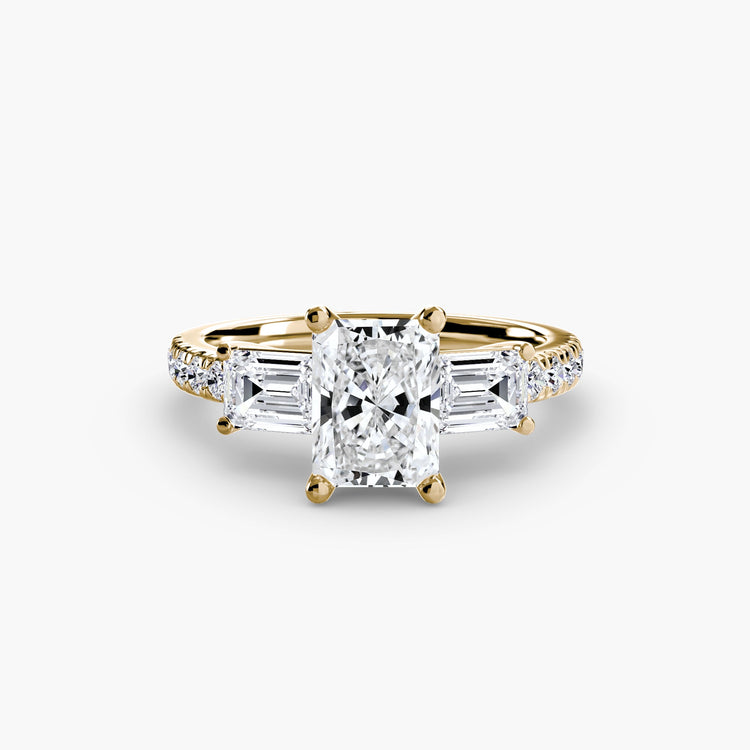 Taille Brillant Brillant bague en Gold – vue détaillée
