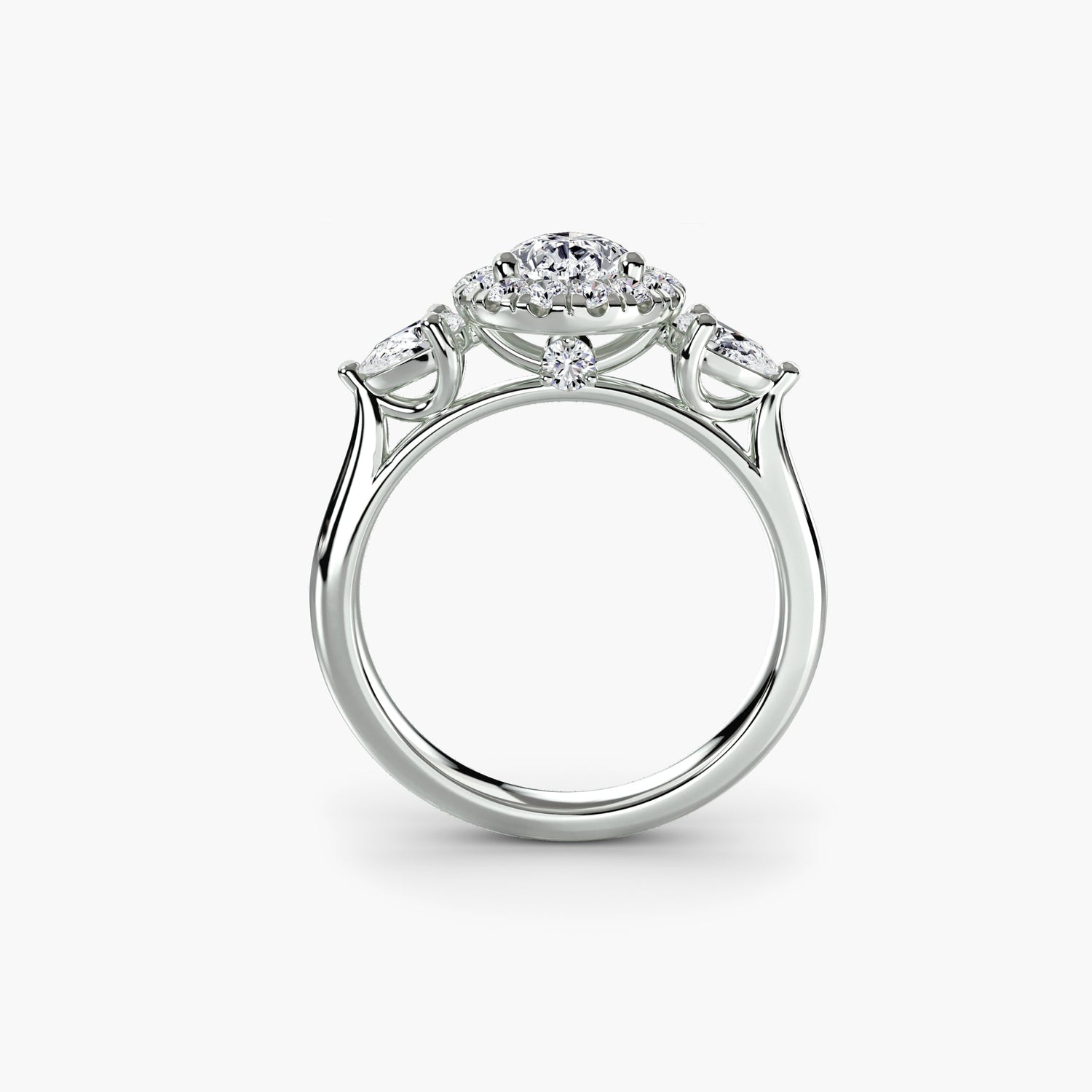 Diamant Fin Setting 0,52 carats Gold – vue de face