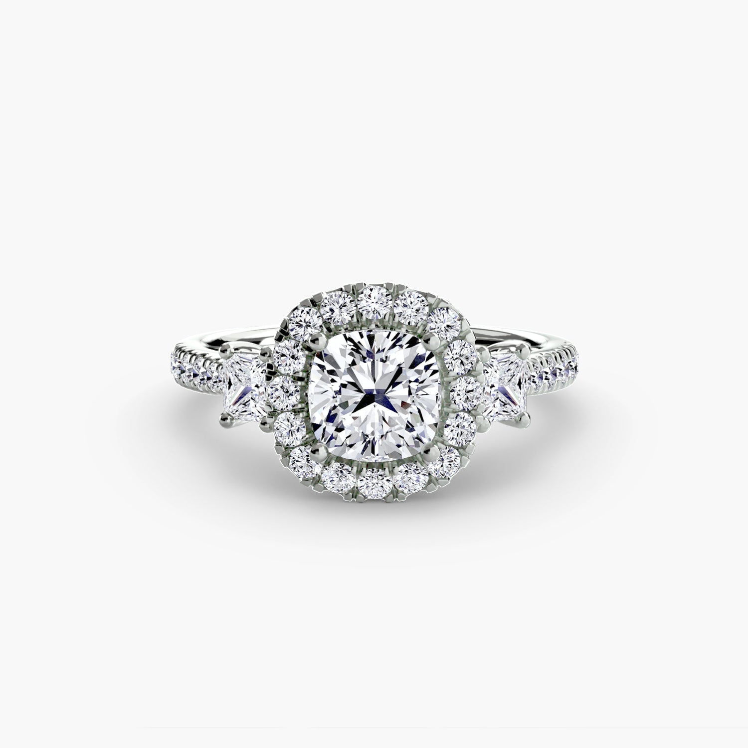 Sur mesure Brillant Setting 0,69 carats – vue d'angle