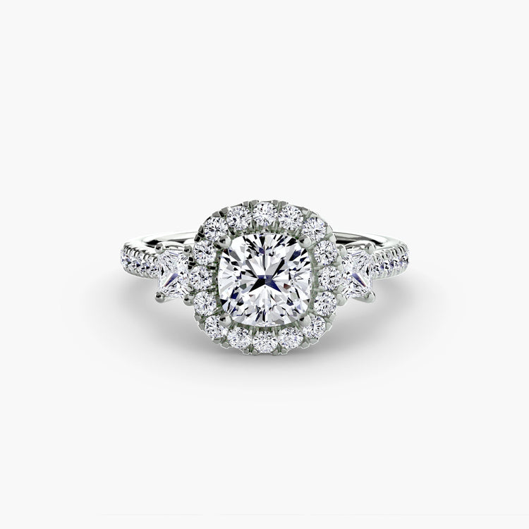 Sur mesure Brillant Setting 0,69 carats – vue d'angle