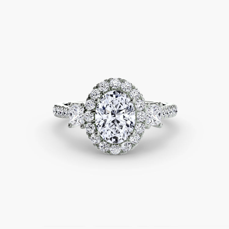 Taille Brillant Brillant bague en Gold – vue de profil