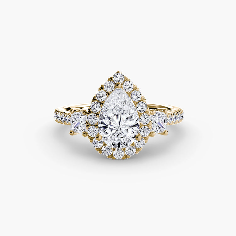 Brillant Setting 0,69 carats Gold – vue de dessus