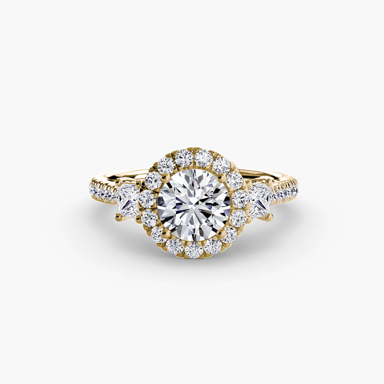 Brillant Setting 0,69-carats Gold – vue de face