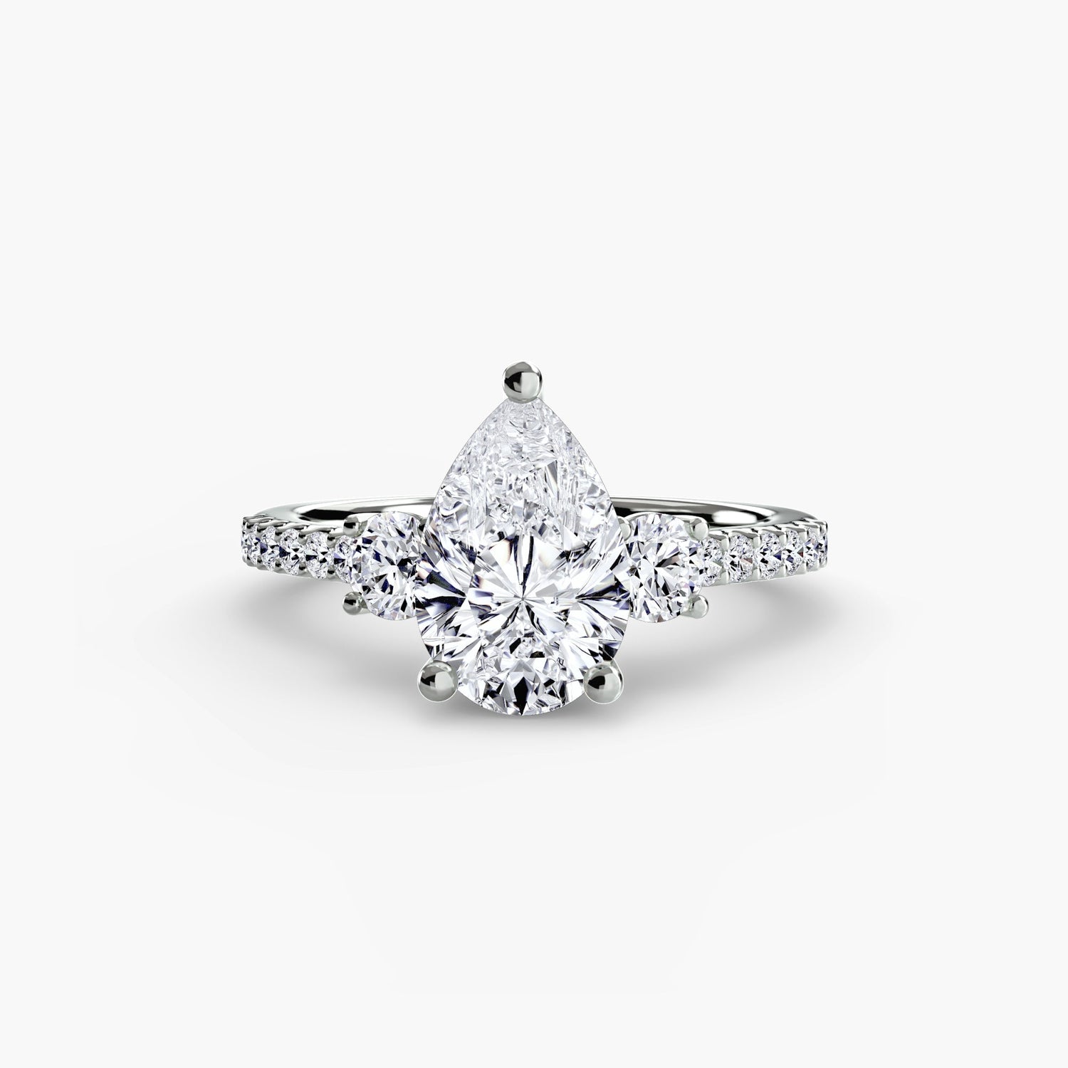Taille Brillant Brillant bague en Gold – vue principale