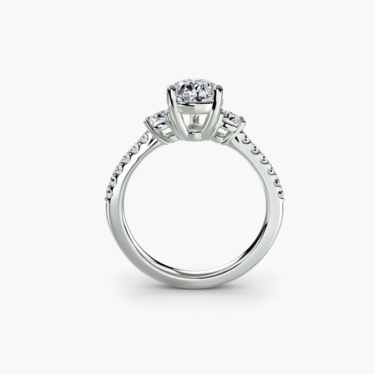 De luxe Brillant Setting 0,40 carats – vue de face