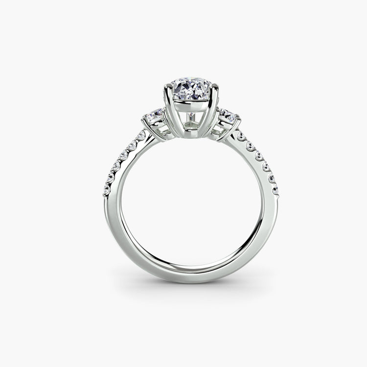 De luxe Brillant Setting 0,40 carats – vue de face