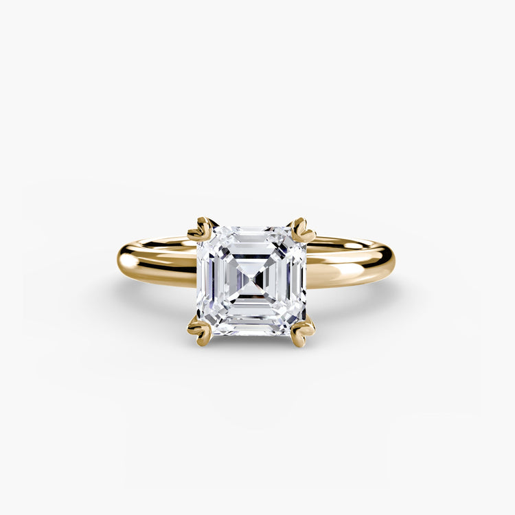 Setting Gold avec Diamant Fin – gros plan