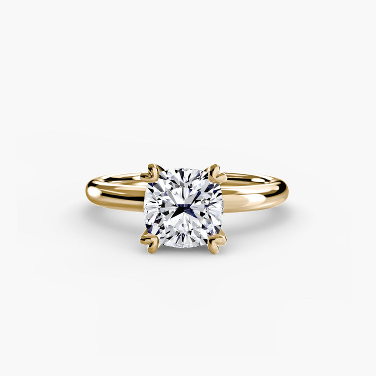 Diamant Fin Setting -carats Gold – vue d'angle