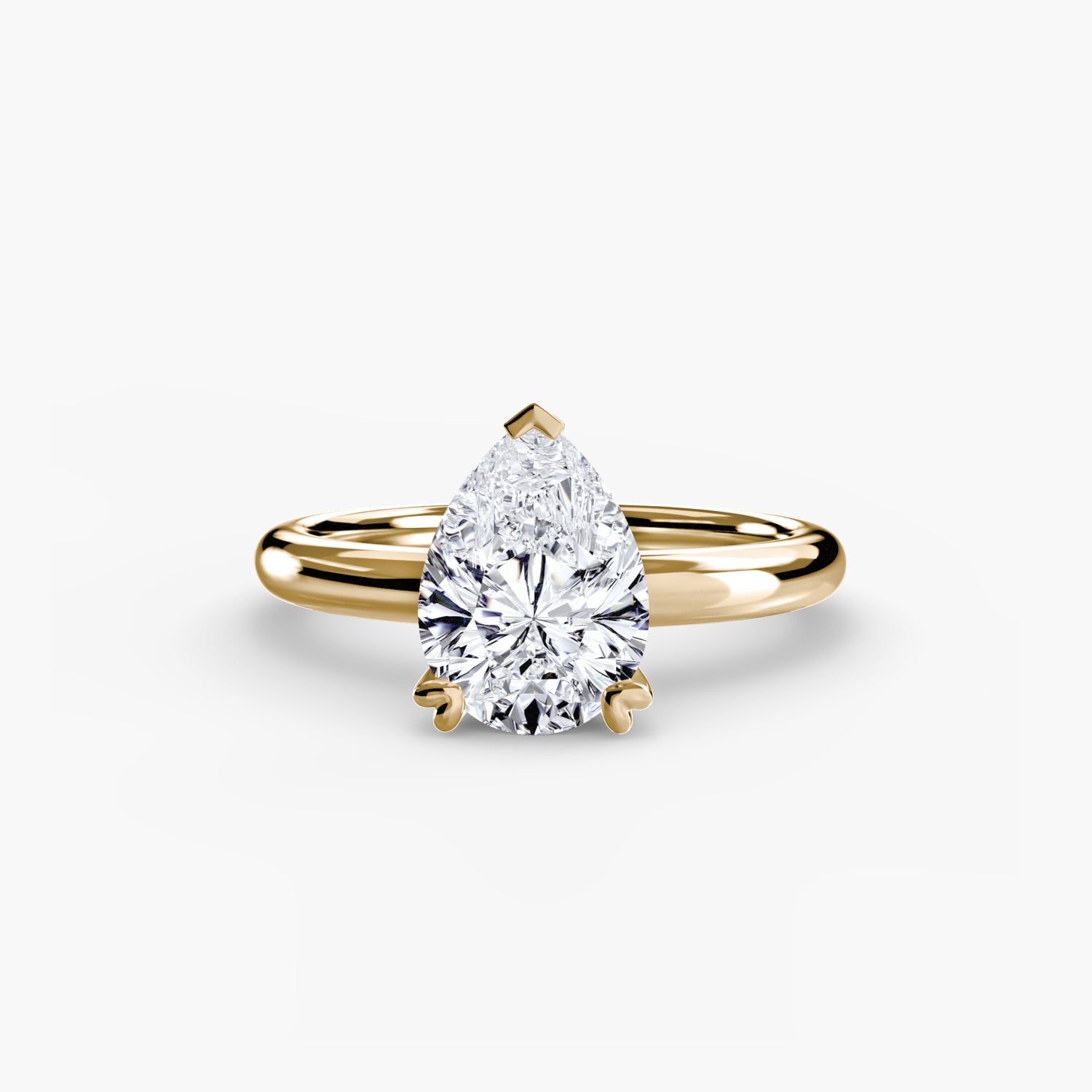 Diamant Fin Setting – vue de dessus