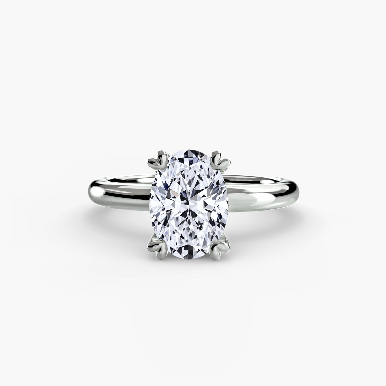 Diamant Fin Setting – vue de profil