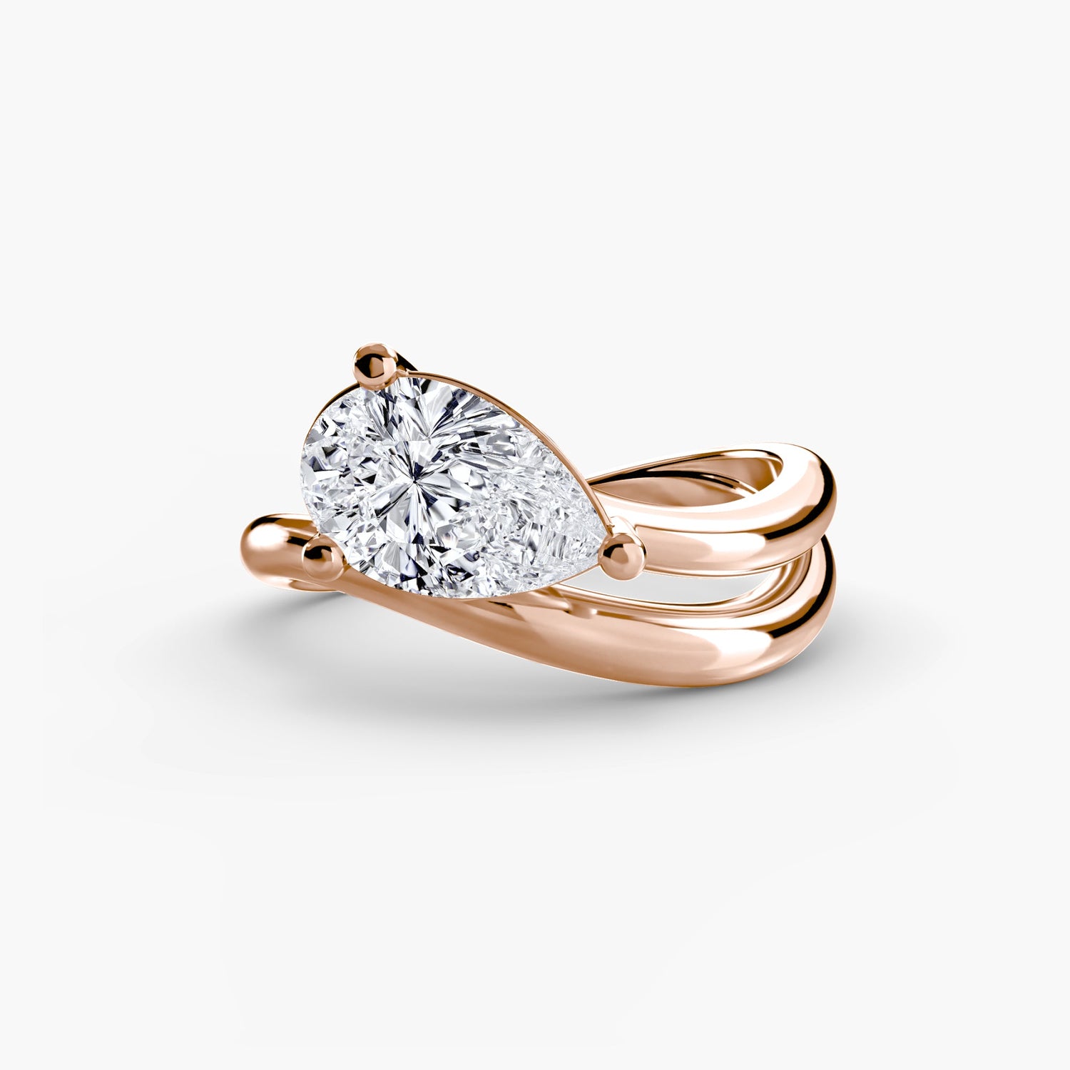 Brillant Setting -carats Gold – vue arrière