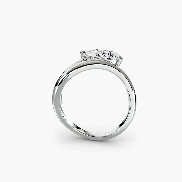 Sophistiqué Brillant Setting carats – vue de face