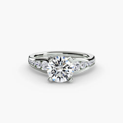 Gemme Pavé Setting carats en Gold