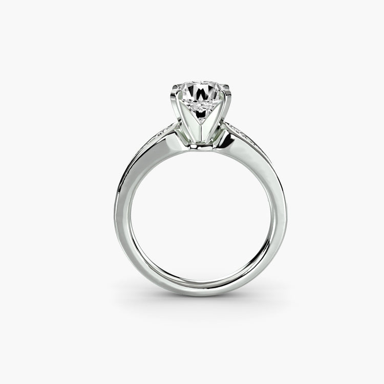 De luxe Gemme Setting carats – vue de face