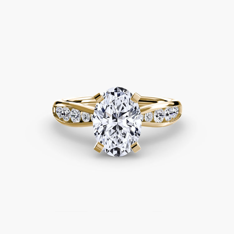 De luxe Setting carats – vue de profil