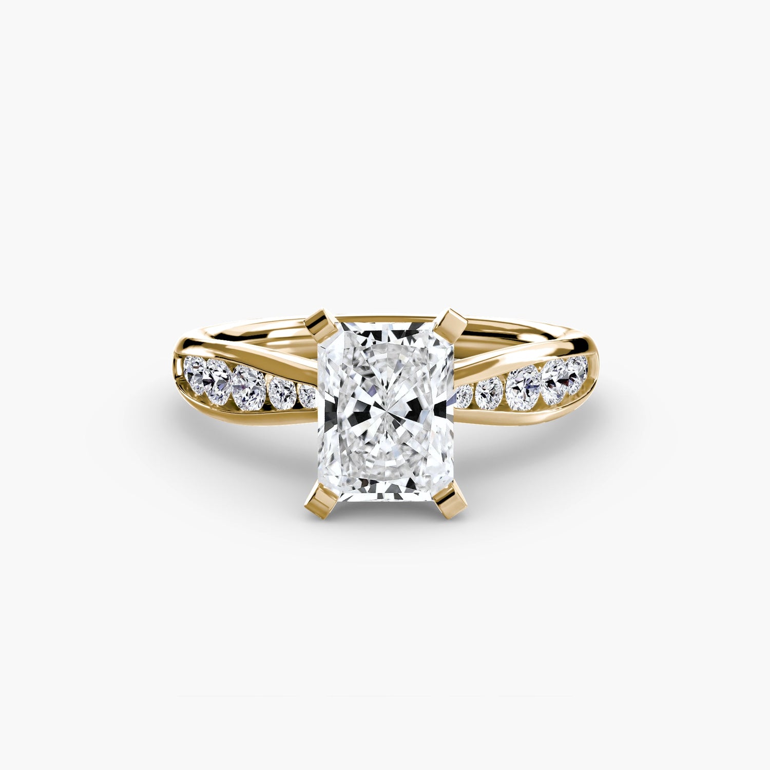 Pierre Précieuse Taille Ronde Setting en Gold – vue alternative