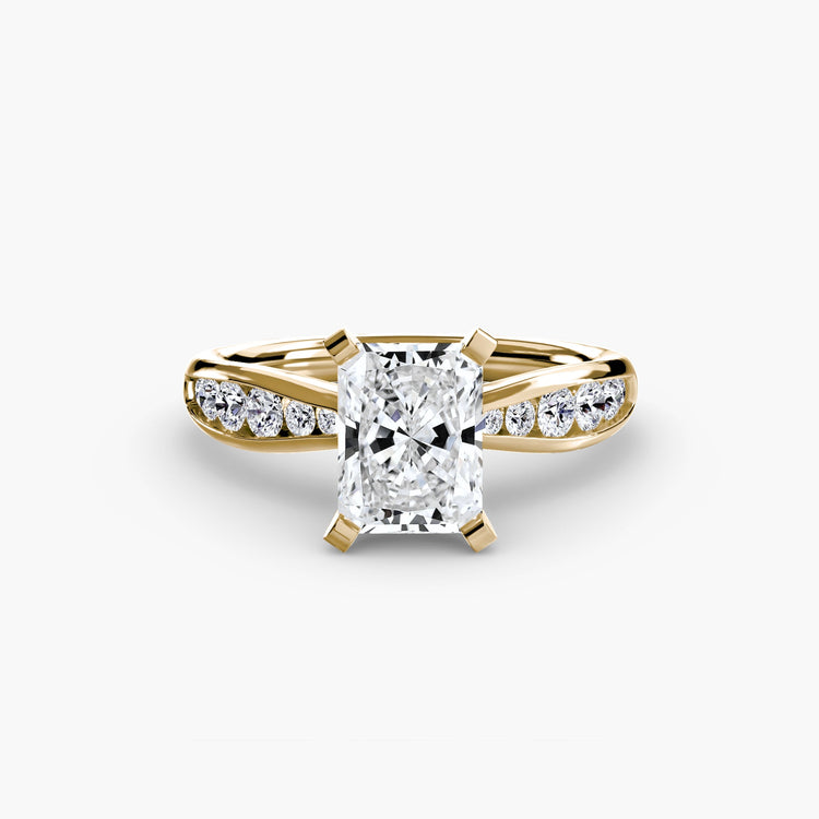 Pierre Précieuse Taille Ronde Setting en Gold – vue alternative