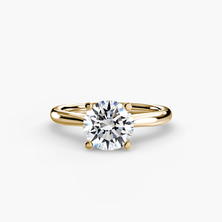 Setting Gold avec Diamant Fin – vue de dessus