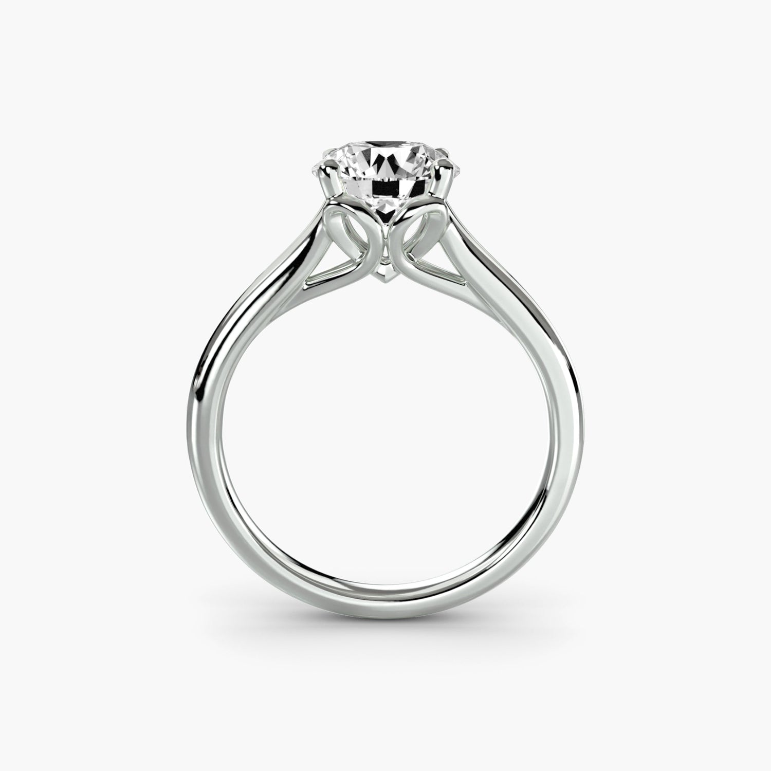 Brillant bague en Gold – vue de face