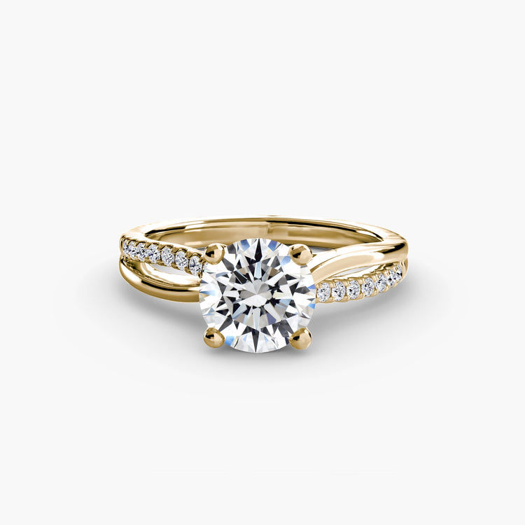 Pierre Précieuse Setting -carats Gold – vue de côté