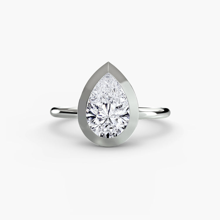 Pierre Précieuse bague en Gold – vue de dessus