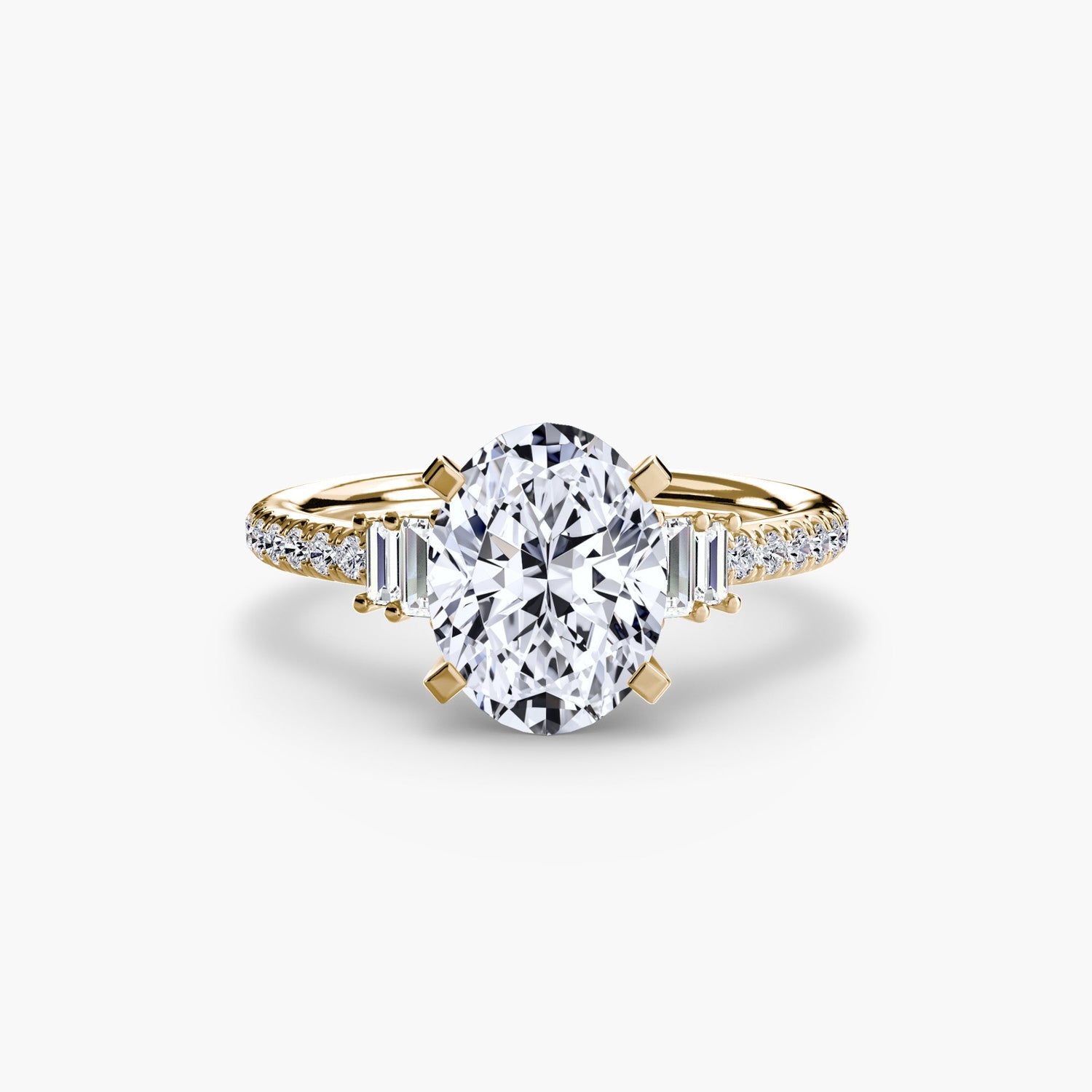 Pierre Précieuse Setting carats Gold – vue de profil