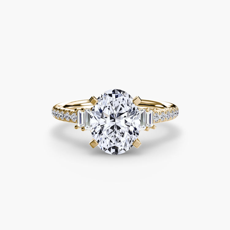 Pierre Précieuse Setting carats Gold – vue de profil