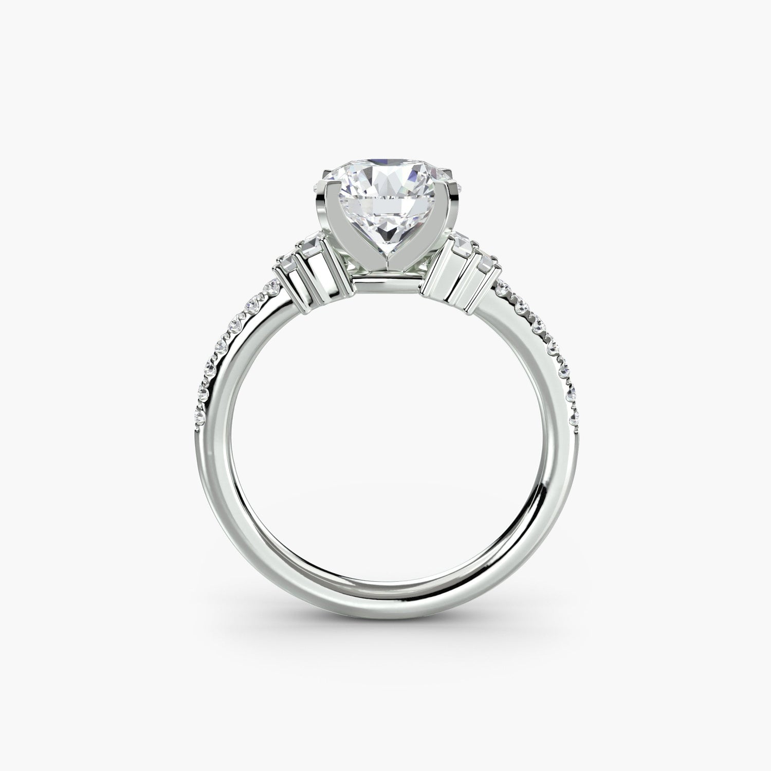 Pierre Précieuse Setting carats Gold – vue de face