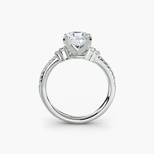 Pierre Précieuse Setting carats Gold – vue de face