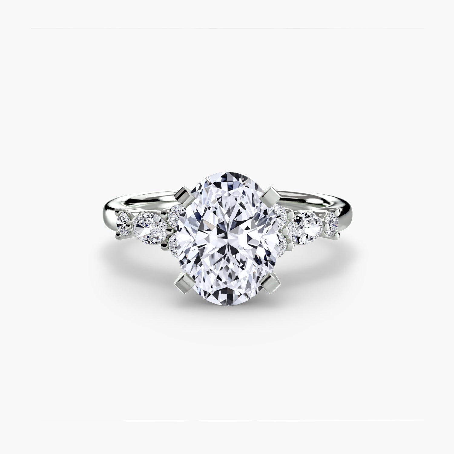 Sur mesure Gemme Setting carats – vue de profil