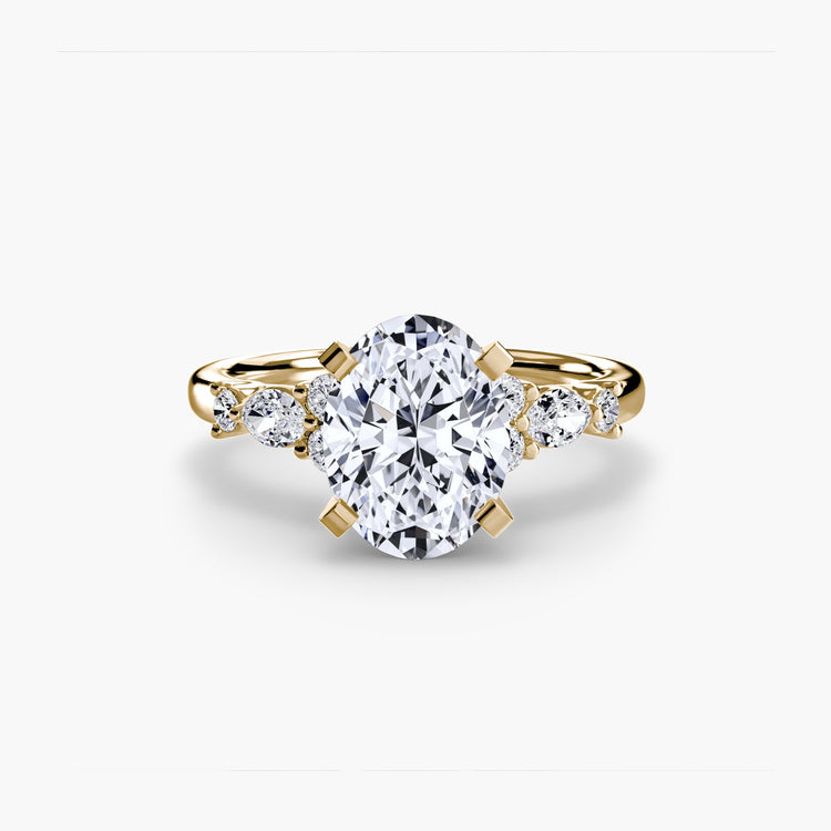 Gemme Setting carats Gold – vue de profil