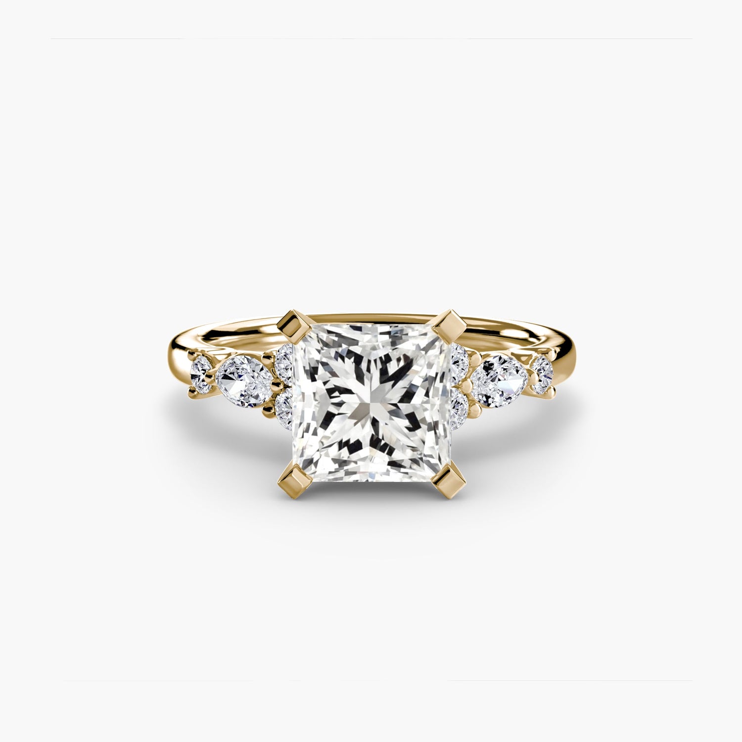 Sur mesure Gemme Setting carats – vue de côté