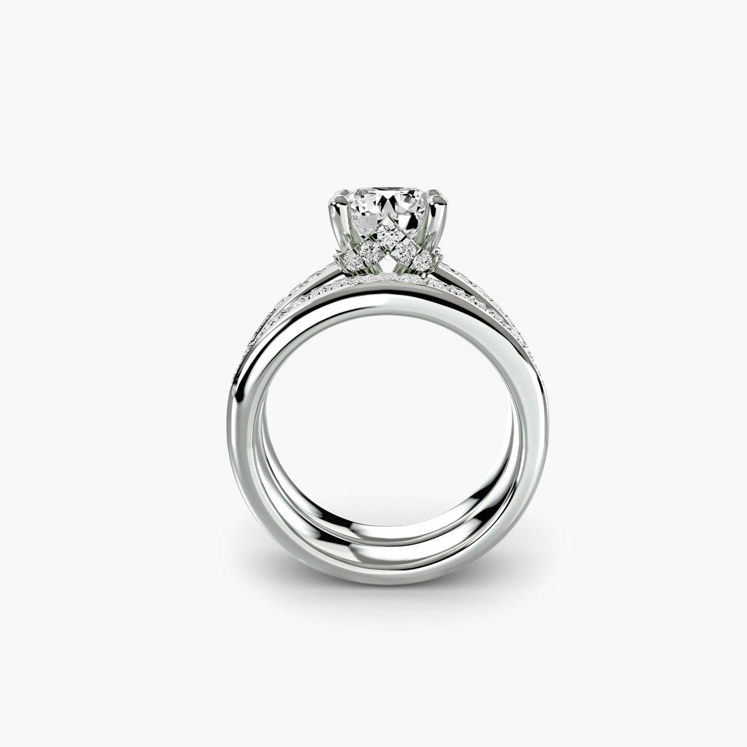 Diamant Fin Setting 1,08-carats Gold – vue de face