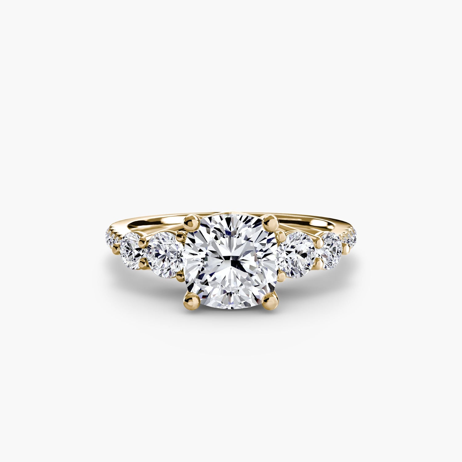 Setting Gold avec Brillant – vue d'angle