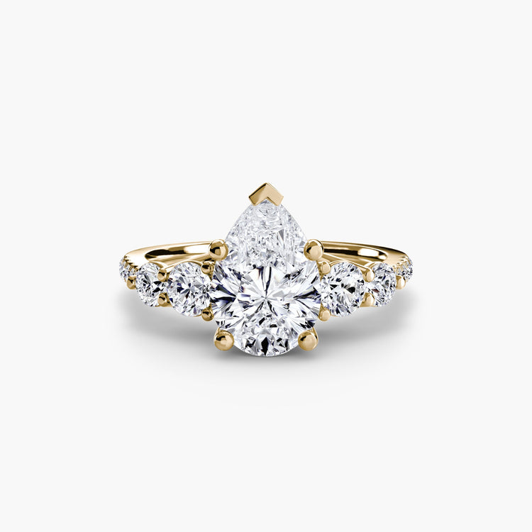 Fin Setting 0,49 carats – vue de dessus