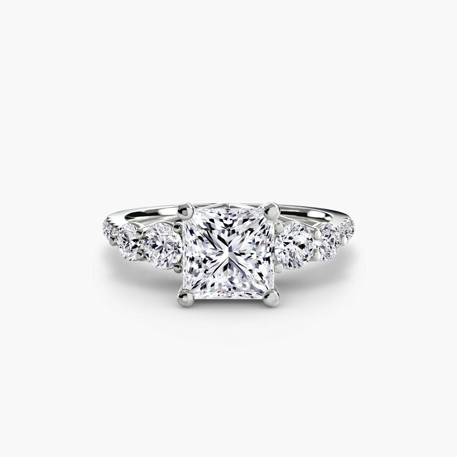 Fin Brillant Setting 0,49 carats – vue de côté
