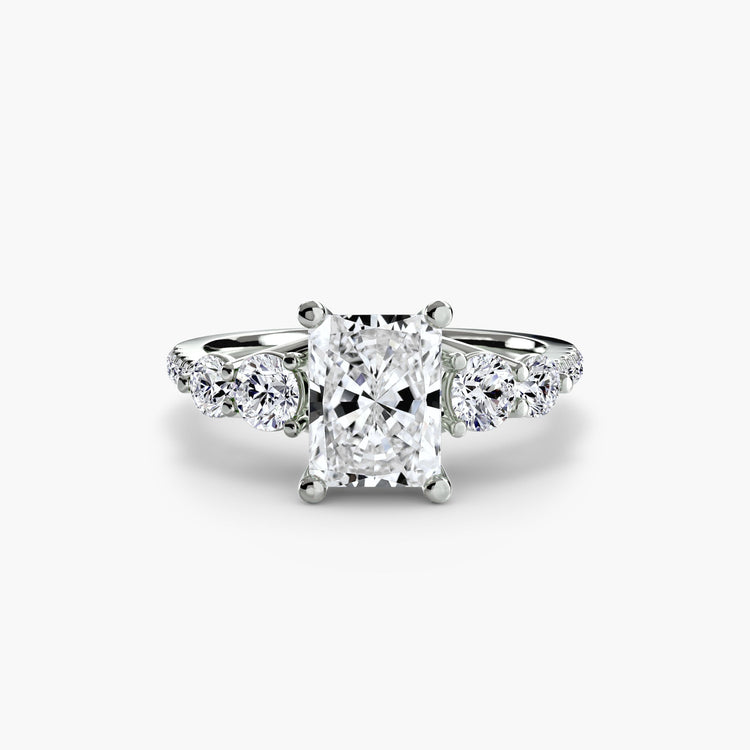 Brillant Taille Ronde Setting en Gold – vue alternative