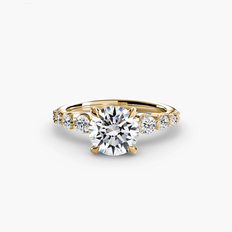 Diamant Setting 0,45 carats Gold – vue de dessus