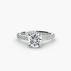 Pavé Setting – Pierre Précieuse carats Gold