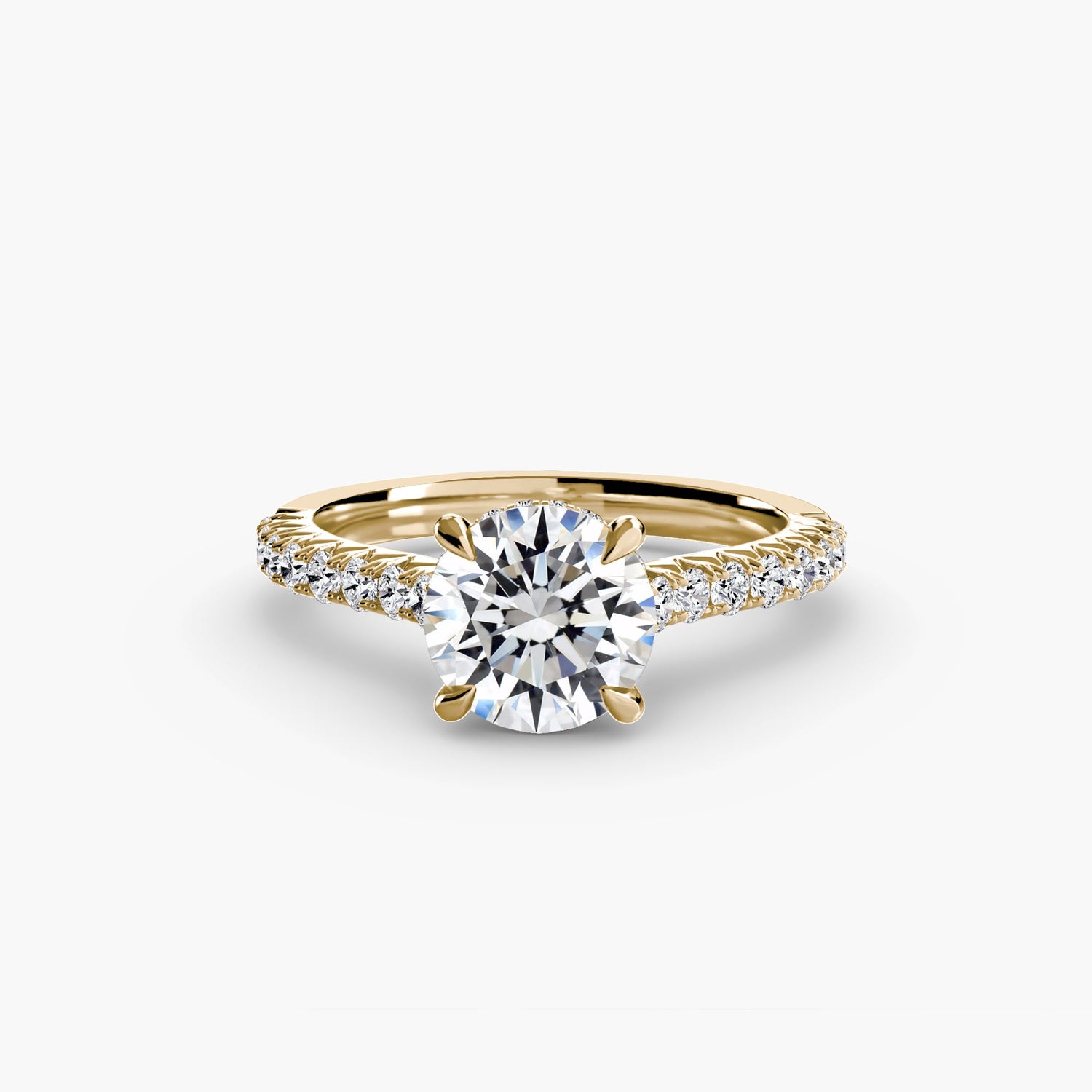 Fait à la main Setting carats – vue de dessus