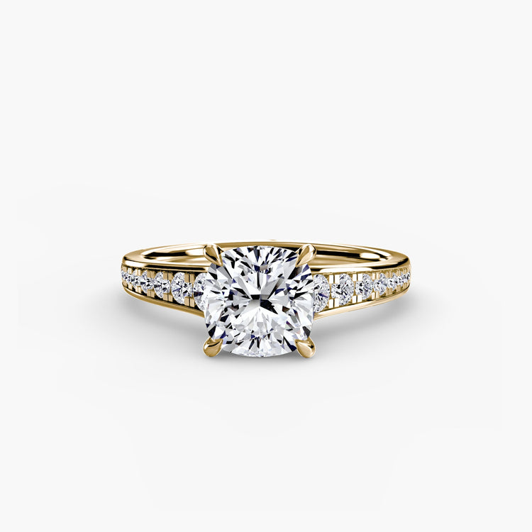 Gemme Setting -carats Gold – vue d'angle