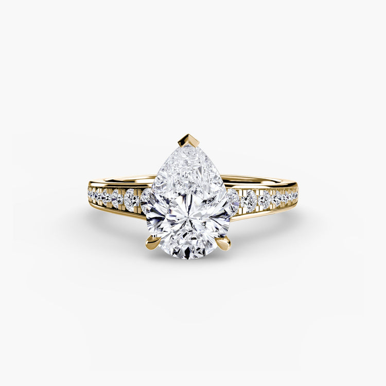 Gemme Setting carats Gold – vue de dessus