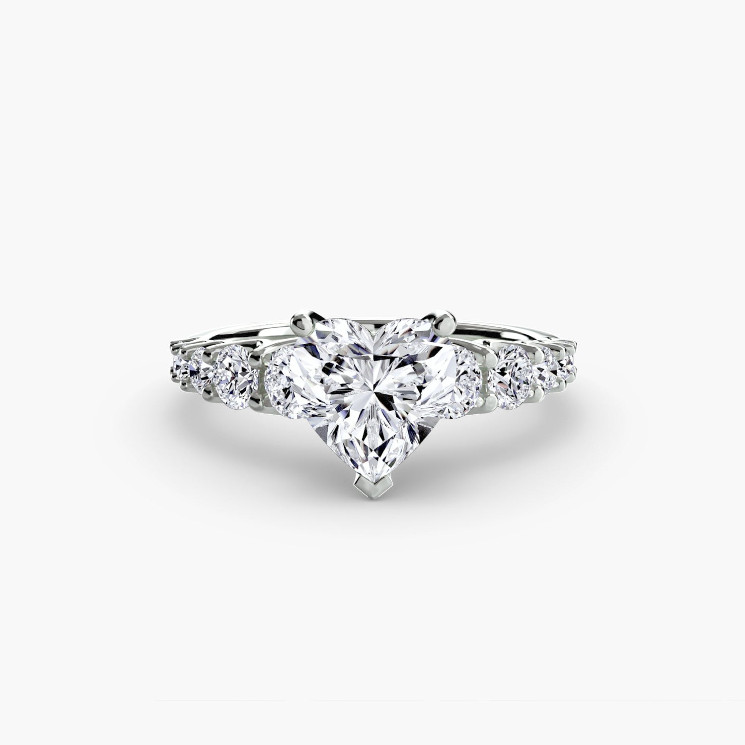 Brillant Taille Ronde Setting en Gold – vue détaillée