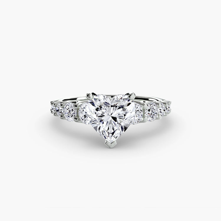 Brillant Taille Ronde Setting en Gold – vue détaillée