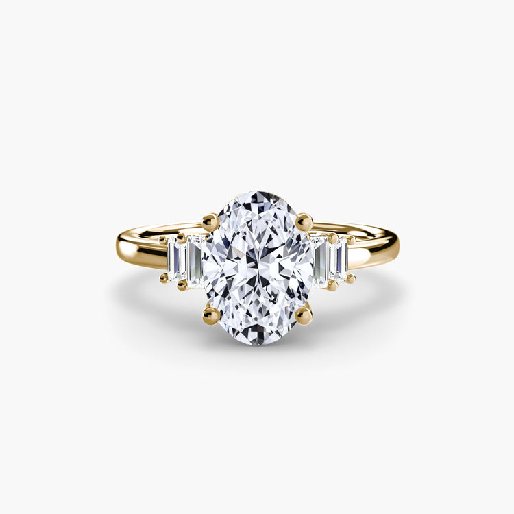 Diamant Setting 0,17-carats Gold – vue de profil