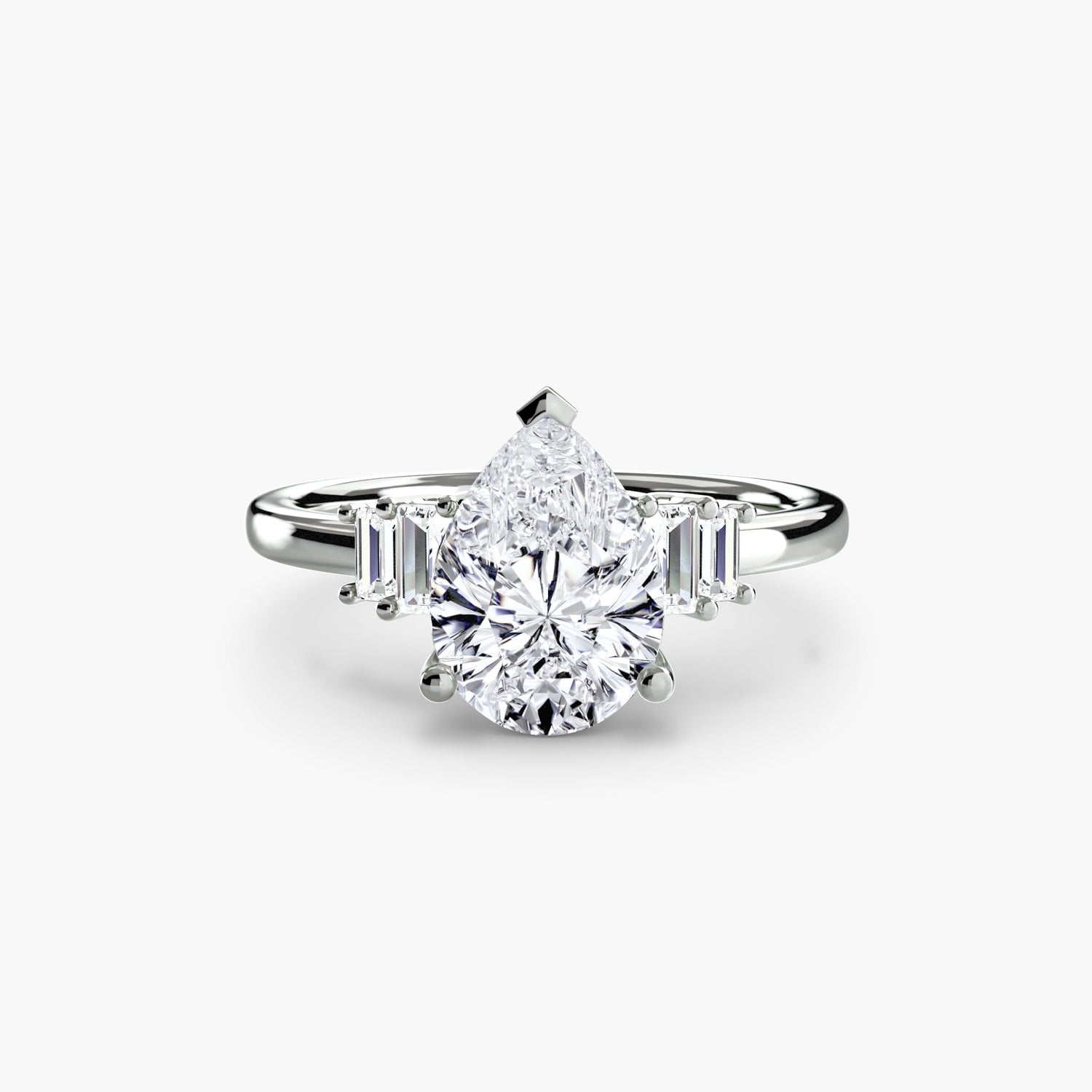 Setting Gold avec Diamant – vue de dessus