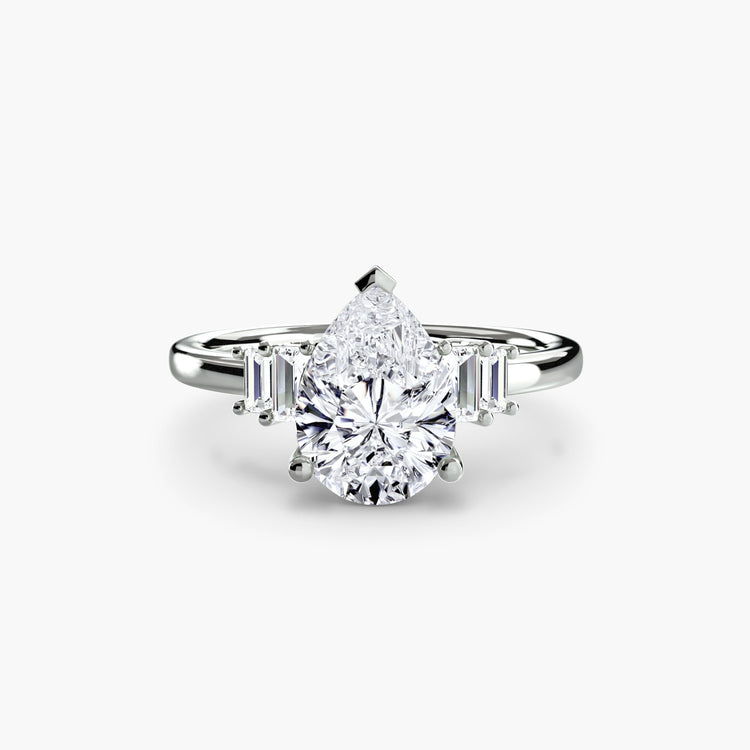 Setting Gold avec Diamant – vue de dessus