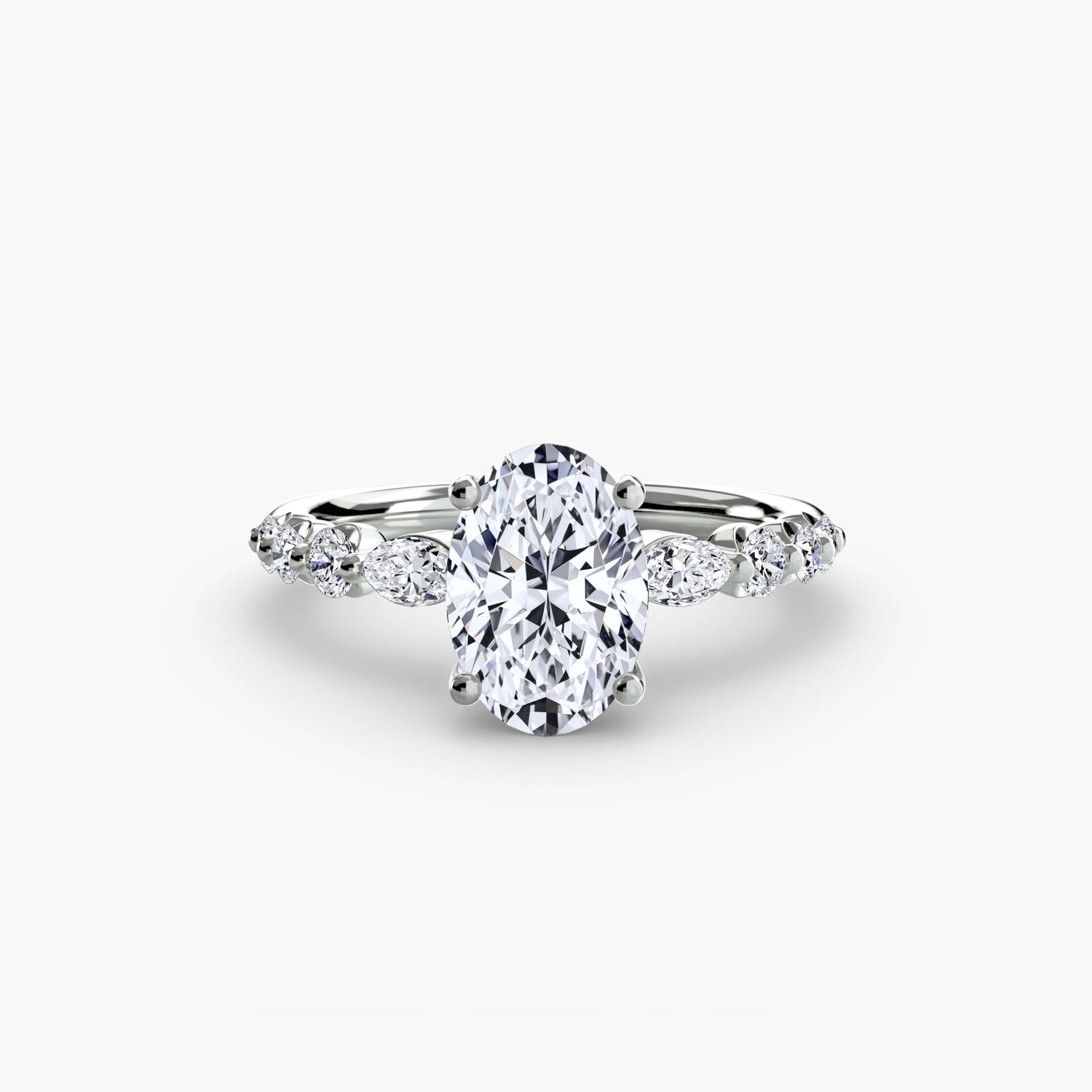 Brillant Setting 0,29-carats Gold – vue de profil