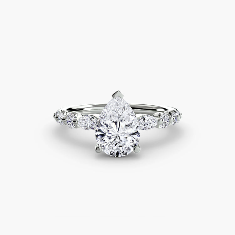 Brillant Setting 0,29-carats Gold – vue de dessus