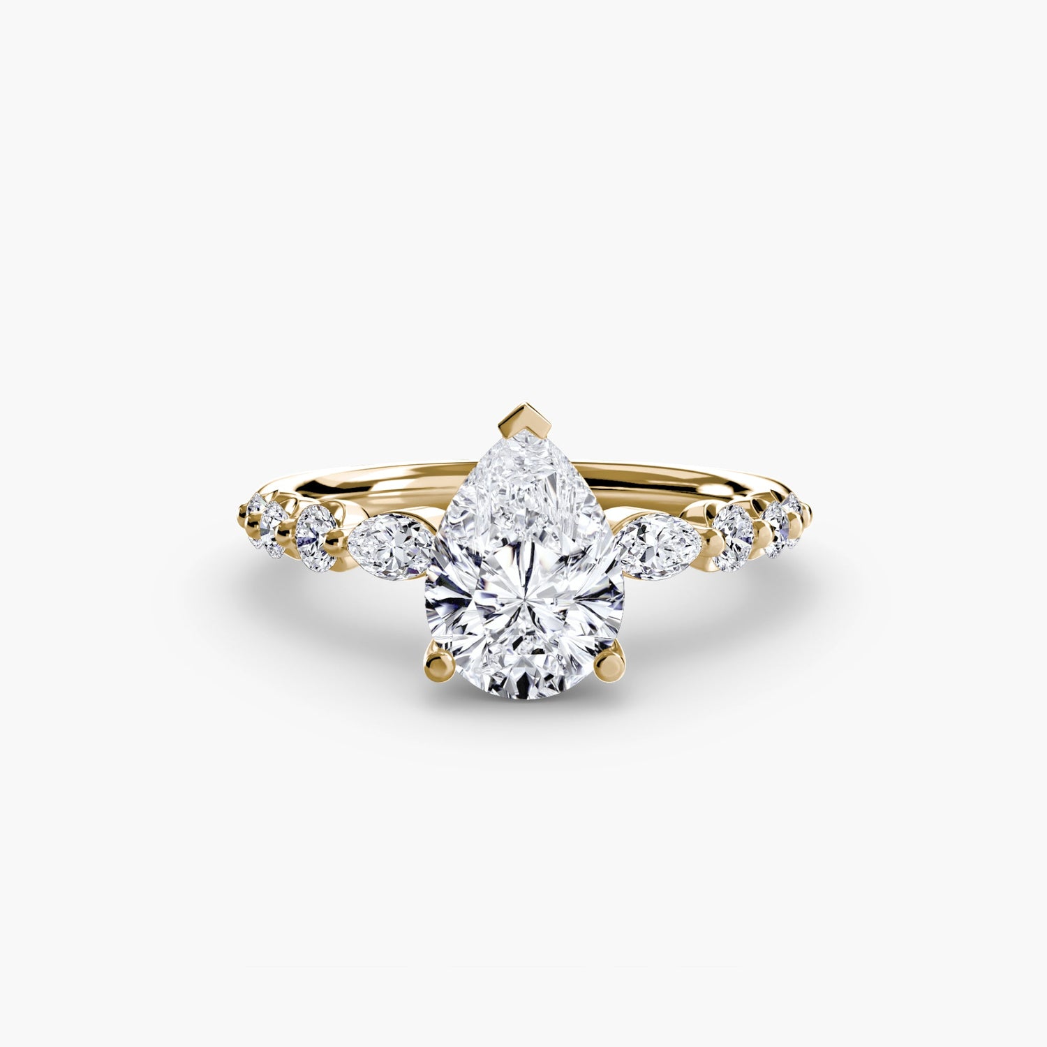 Étincelant Setting 0,29 carats – vue de dessus